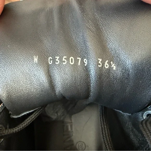 Chanel Unisex  Black High-Top Sneakers - Picture 11 of 16